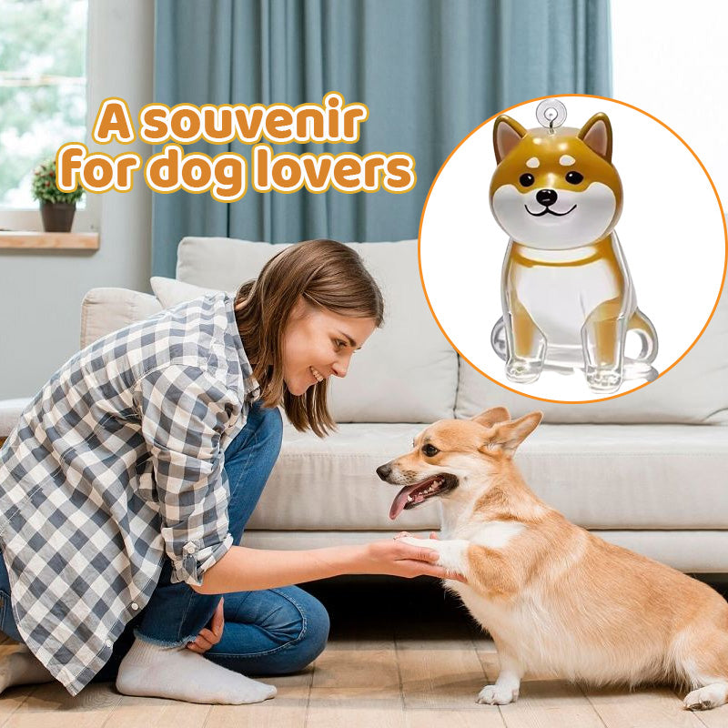 Gjennomsiktig oppbevaringsboks til minne om valpehår