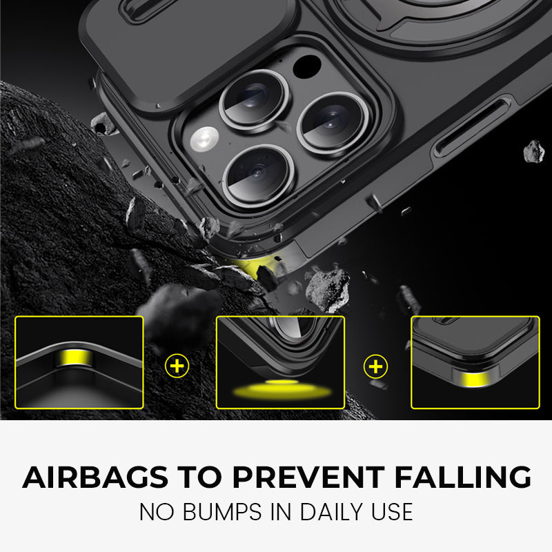 Telefonveske med magnetisk vindusbrakett