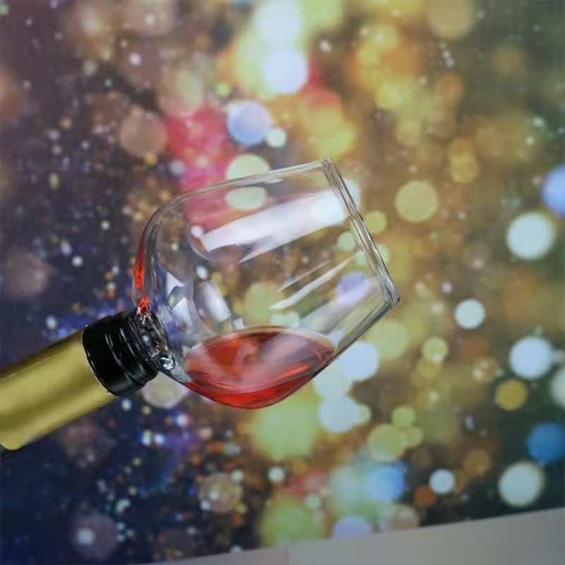 🔥NYTT ÅR SALG🎉Kreativ vin toppers rett drikkeglass