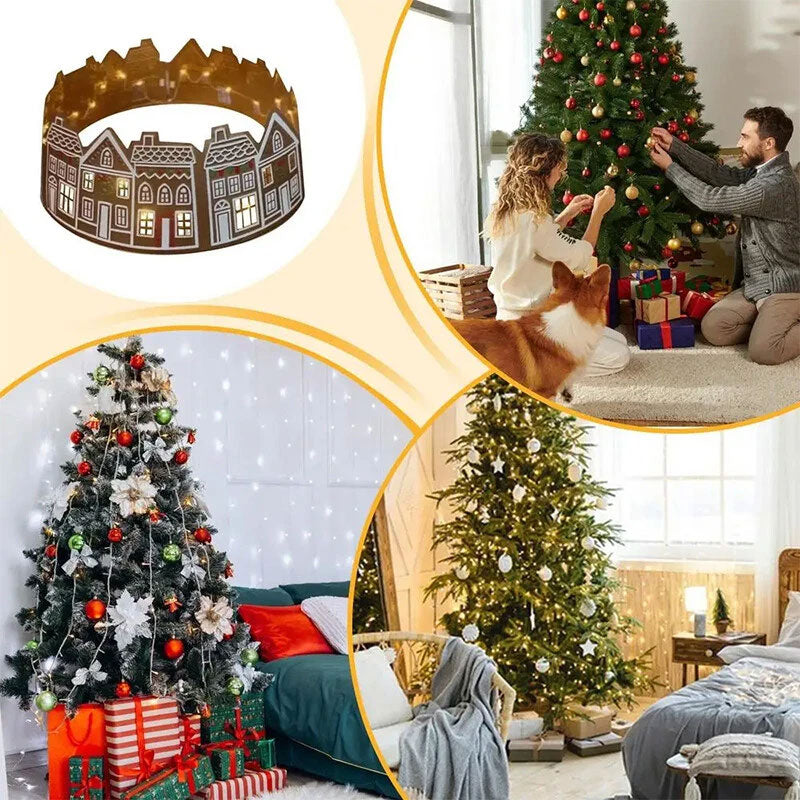 LED Pepperkake Juletrekrage（2 meter lysledning)