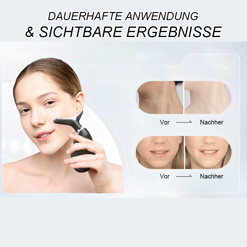 EMS RØDLYSTERAPI ANSIKT HALS LØFT RYNKEFJERNER ÅTNA MASSASJEAPPARAT