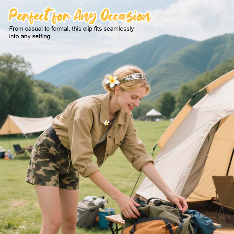 🌸 Elegant blomsterhårspenne - Morandi Bloom Series