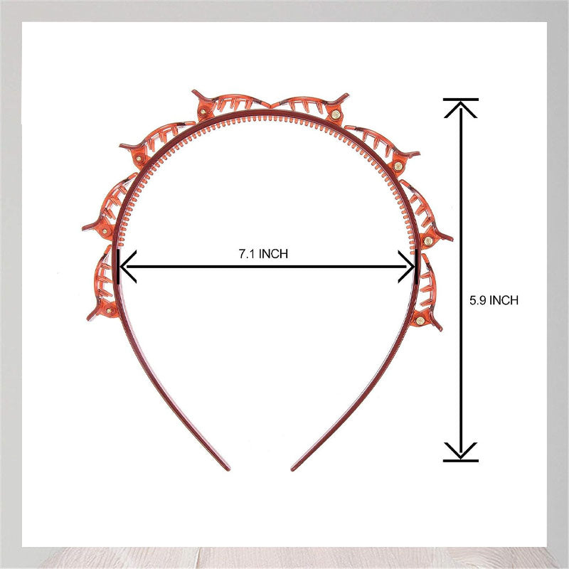 Flerlags hult vevd pannebånd, hårbånd