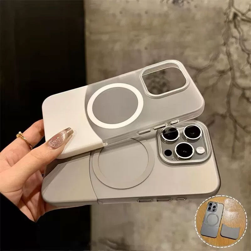 Kreativt etui med frostet kontraststikk