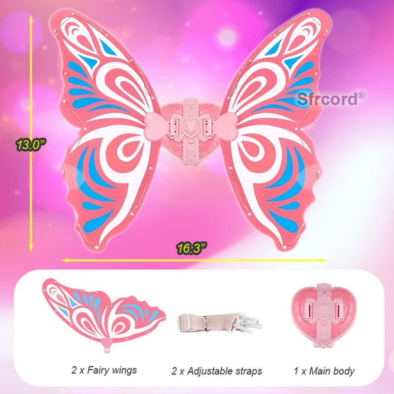 LED-lys Sommerfuglvinger