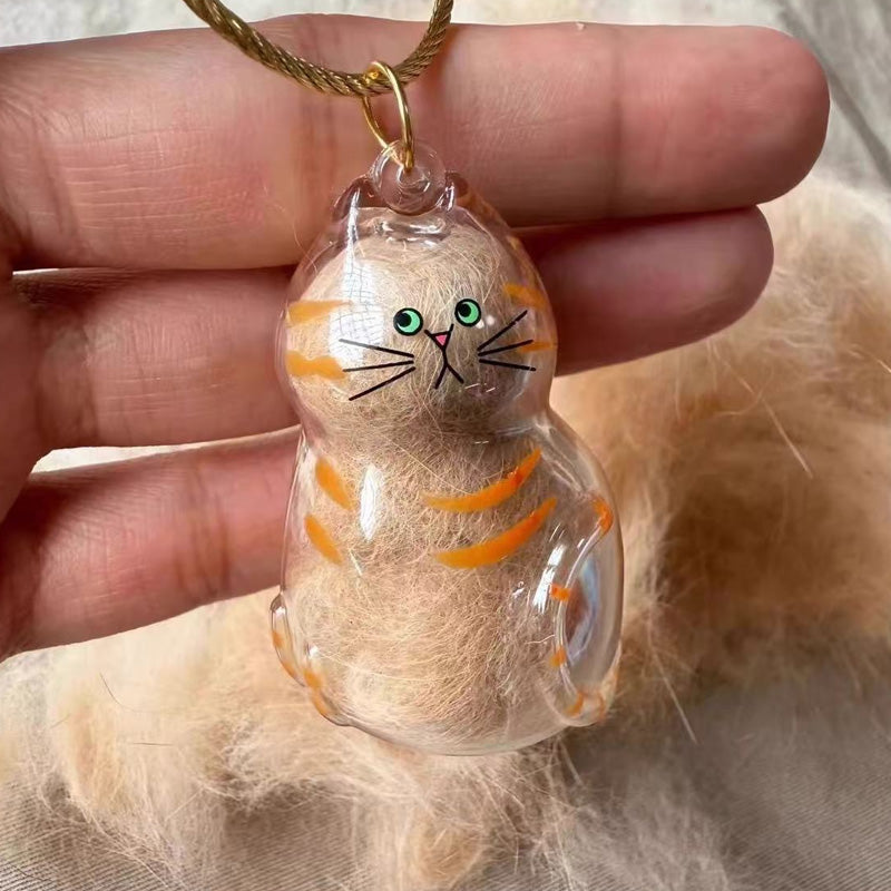 Minnedekorasjon av kattehår