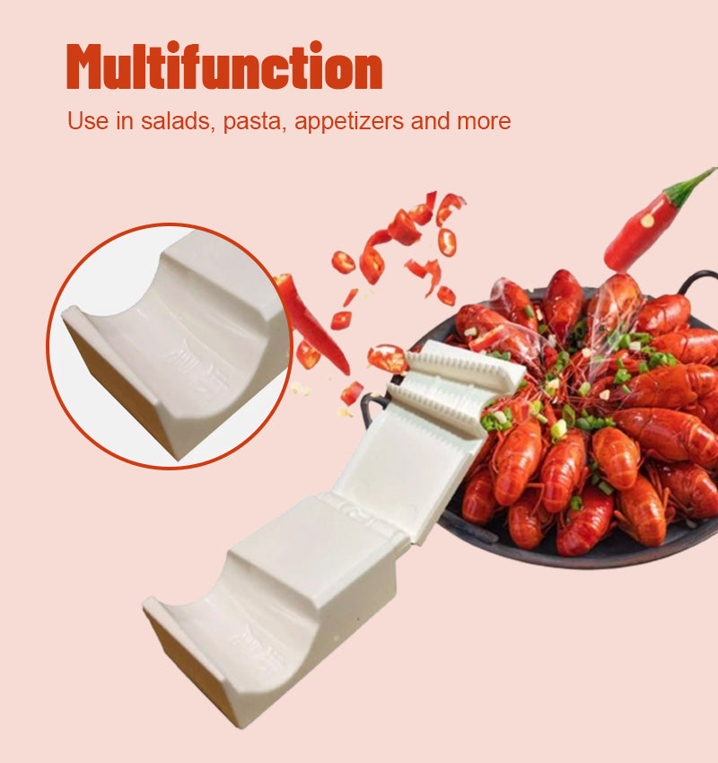 Verktøy for å skrelle kokte rekehaler