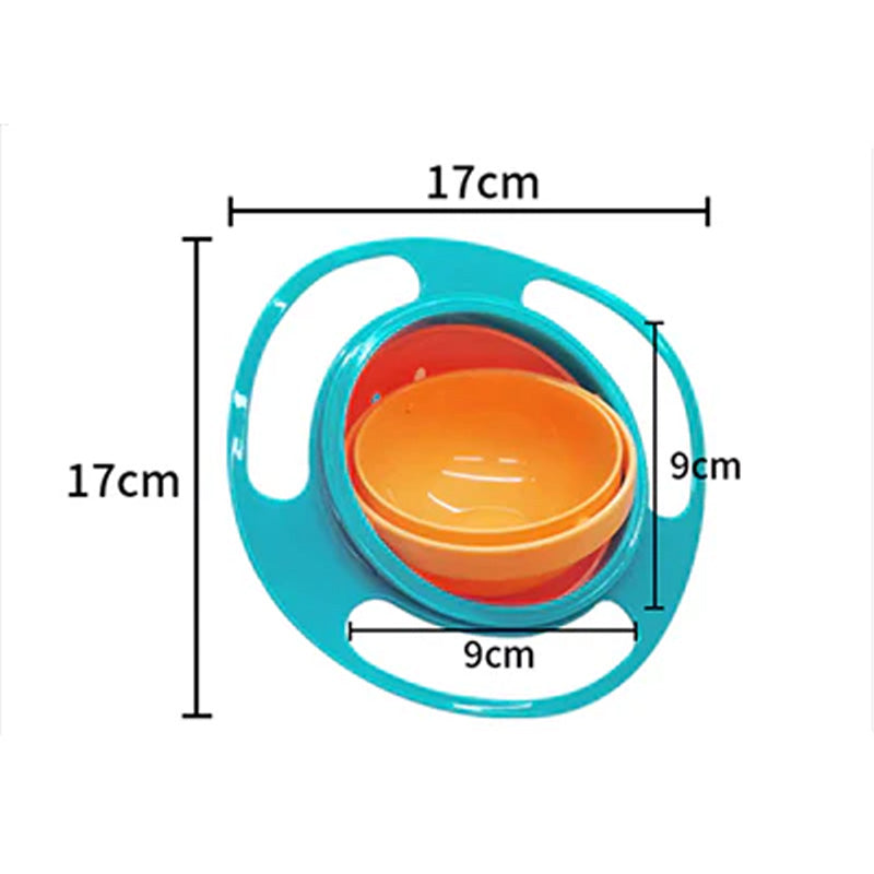 Lekksikker 540° roterende babyskål