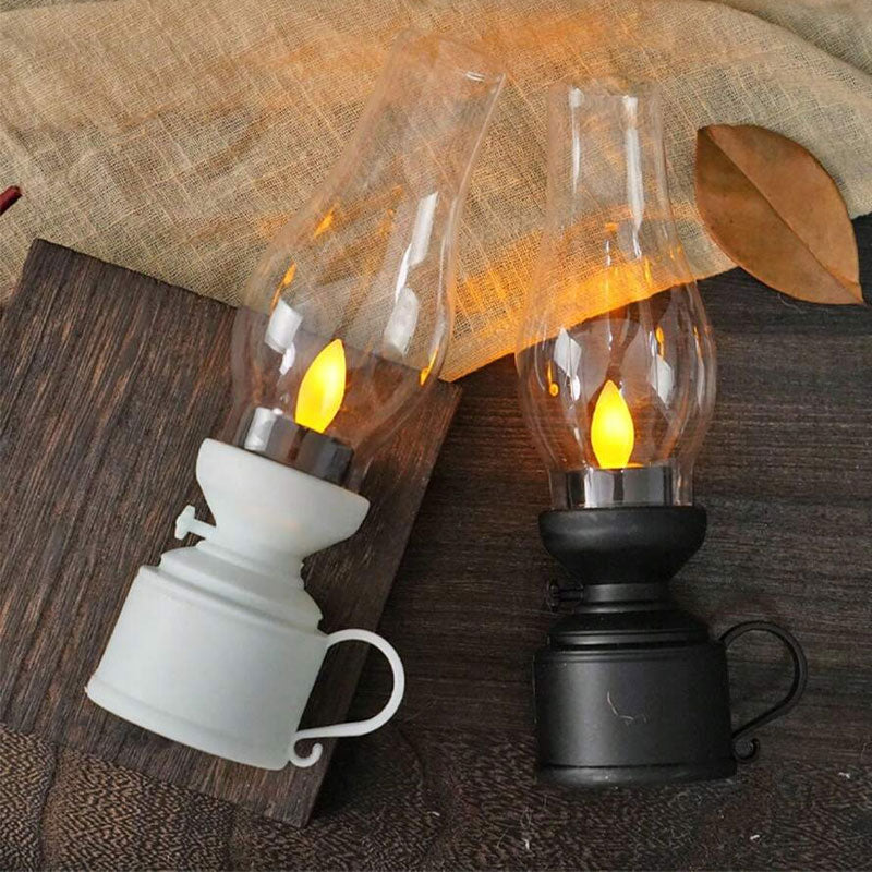 💫Retro simulering parafinlampe LED nattlys💫