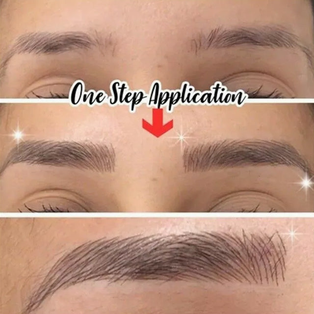 Simulering av vanntett øyenbrynsklistremerke