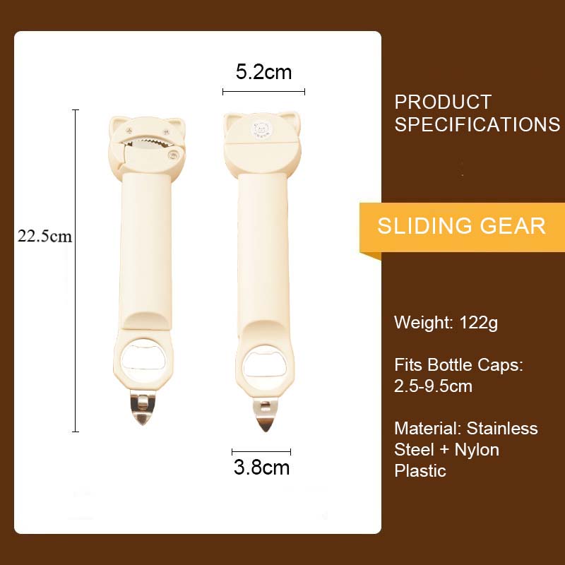 🍻 Multifunksjonell uttrekkbar flaskeåpner | Enkel åpning, nyt hver slurk! 🎊