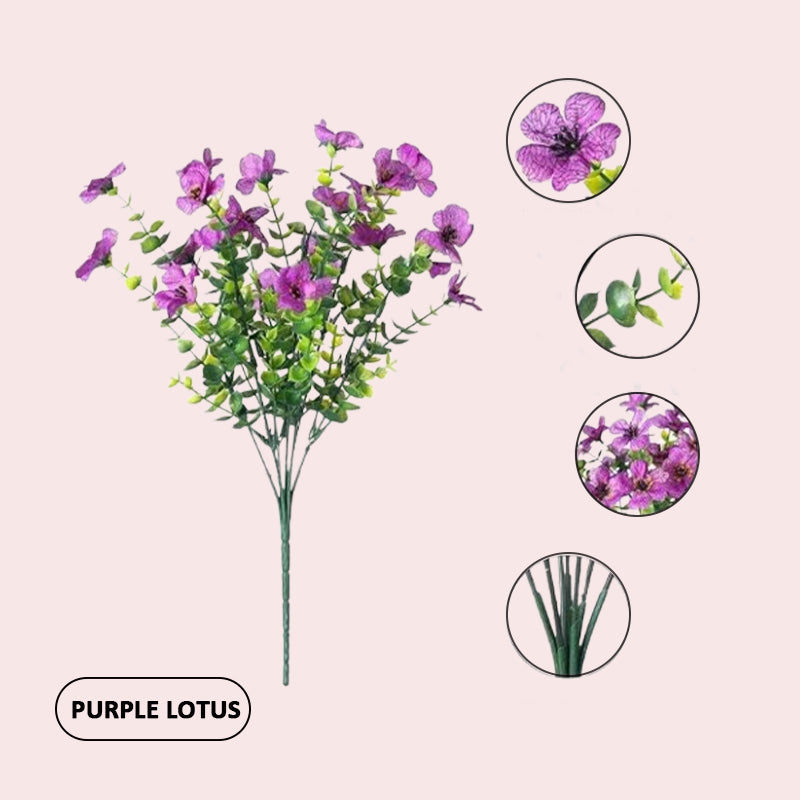 🌺UV-resistent fargerik kunstig blomst💖