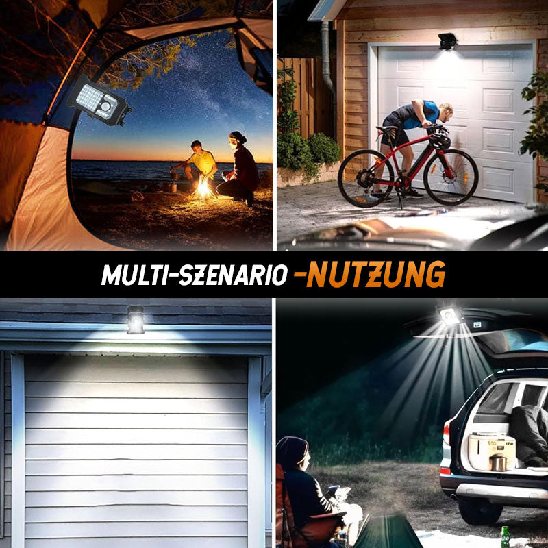 Vanntett solcellelampe med klips