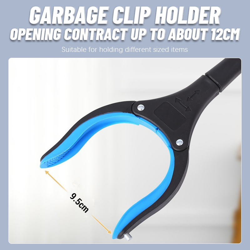 Uttrekkbar, sammenleggbar søppelklemme for pickup