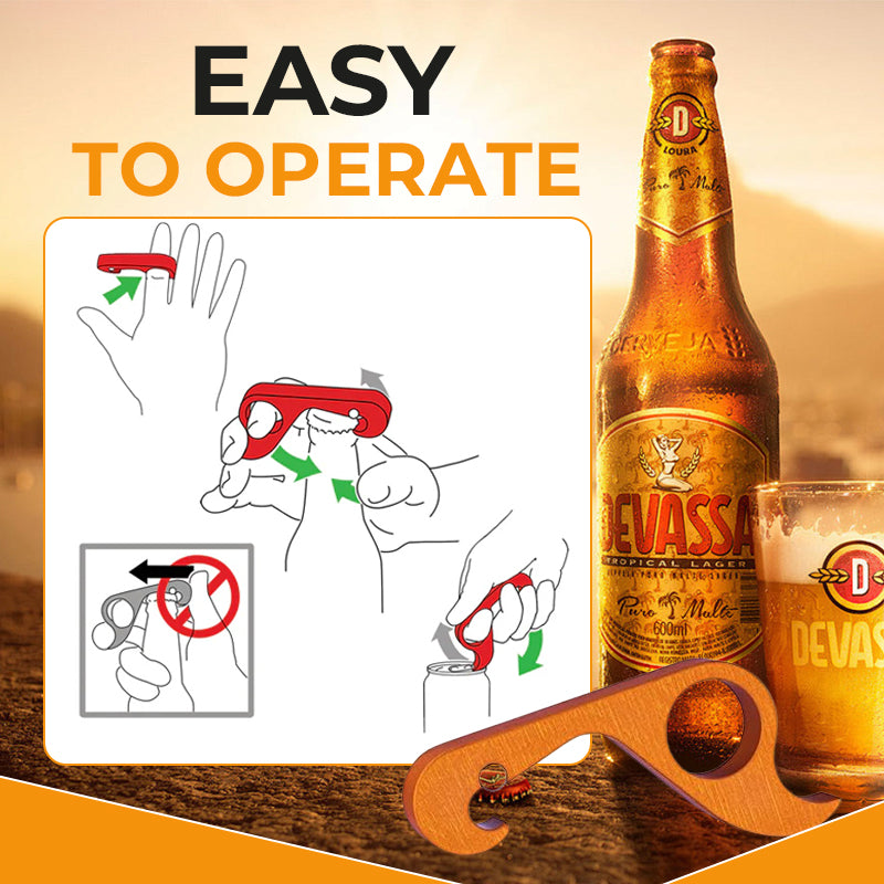 Ølflaskeåpner i aluminiumslegering