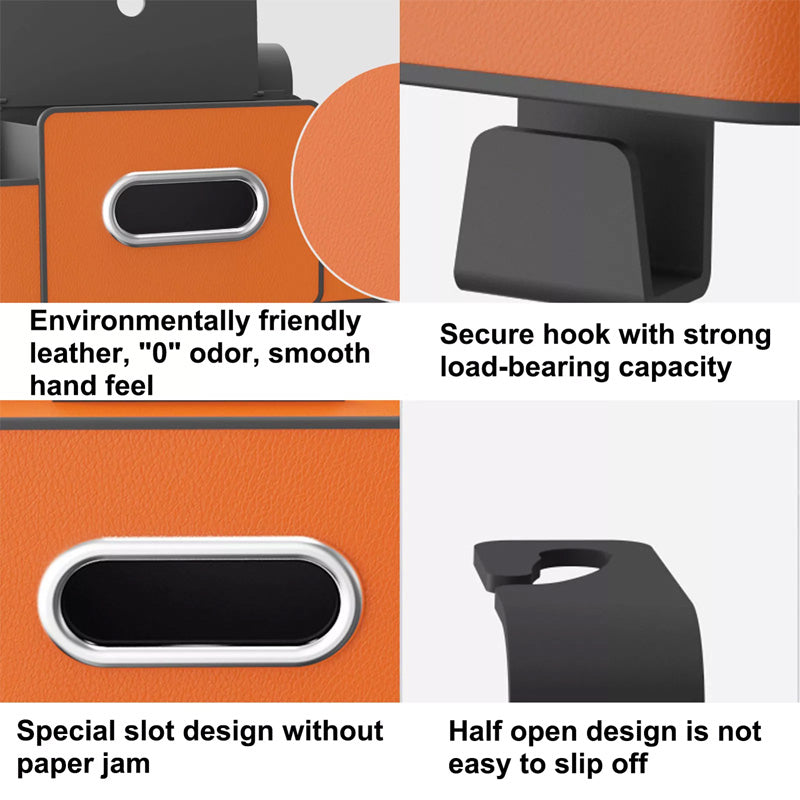 Multifunksjonell oppbevaringsboks for seteryggen i bilen