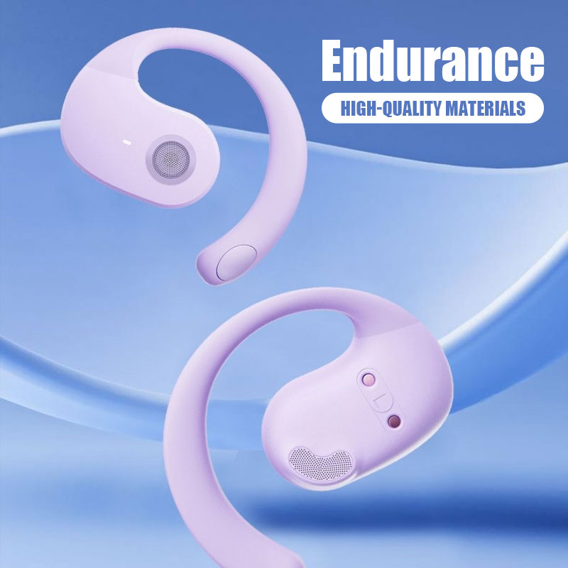 Trådløse, støydempende hodetelefoner med benledning i øret