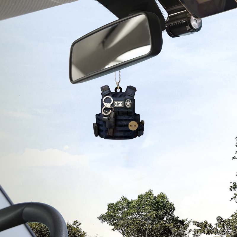 Skuddsikker vest akryl nøkkelring