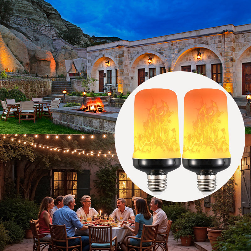 🔥 LED Flamme lyspære - Bring ild til rommet ditt uten varmen!
