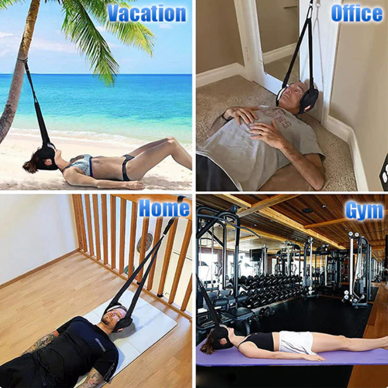 Bærbar Hengekøye Med Nakkebår Over Dør