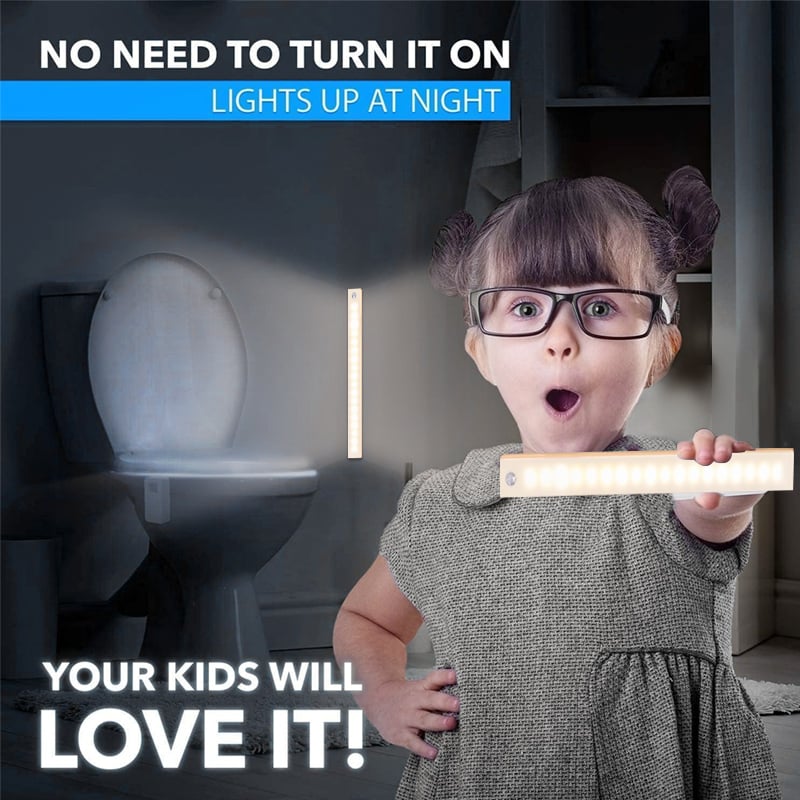 🔥NYÅRSREA - Oppladbare LED-lamper uten stans Smart Sensor Magnetic