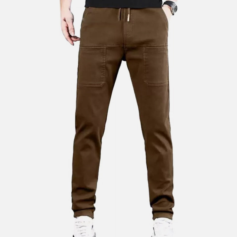 Slitesterk Cargo-bukse med høy stretch i flere lommer