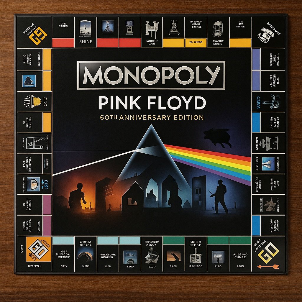 MONOPOLY: Pink Floyd 60-årsjubileumsutgav