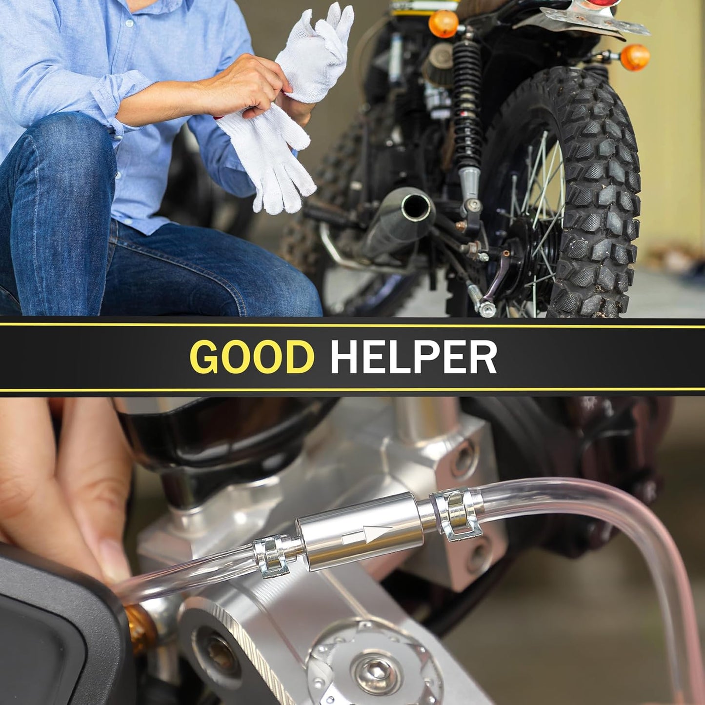 Bremseavluftingsslange - enveis tilbakeslagsventil, røravluftingsverktøy for avlufting av hydraulikksystem