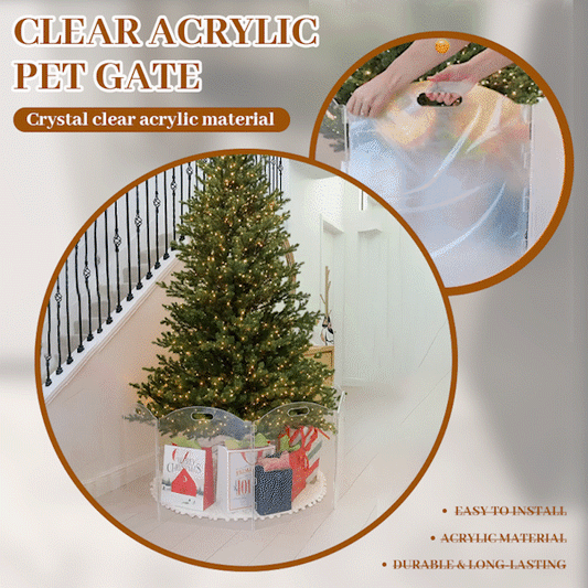 🛡️ Klar akryl kjæledyrgrind