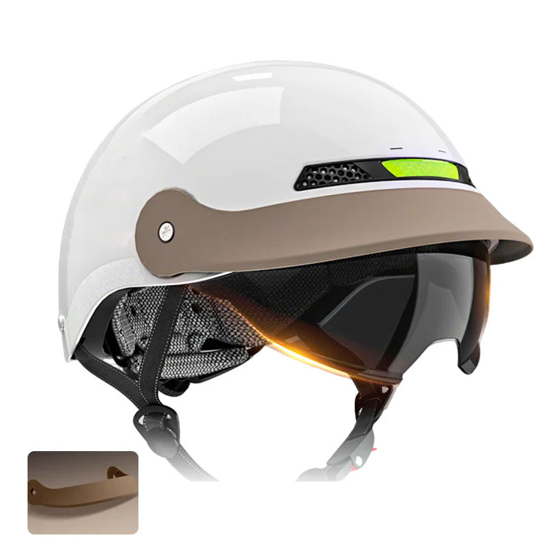 （Gratis frakt）🛡️Pustende, lett, støtsikker motorsykkelhjelm