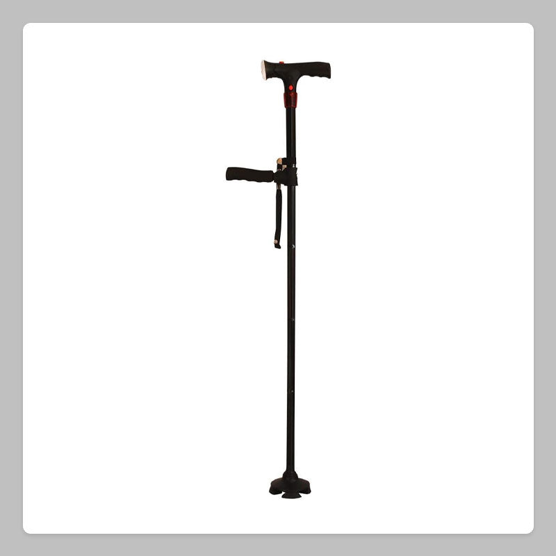 {Fratis Frakt}Alarm LED-stokk med dobbelt håndtak for eldre