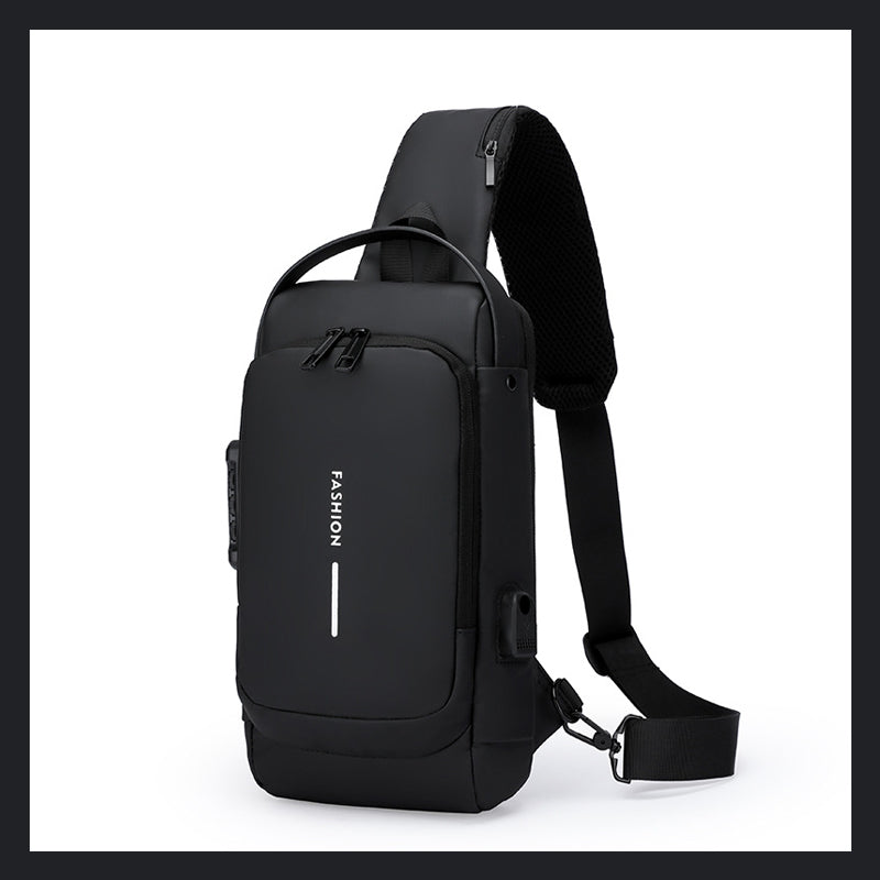 2024 Ny enkel, vanntett skulderveske med korsrygg