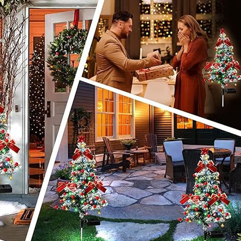 Solcelledrevne juletrelys utendørs dekorasjon vanntett