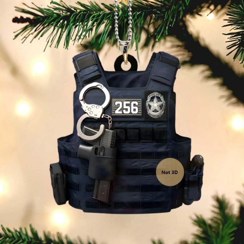 Skuddsikker vest akryl nøkkelring