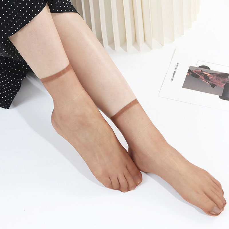 Usynlige sklisikre krystallstrømper