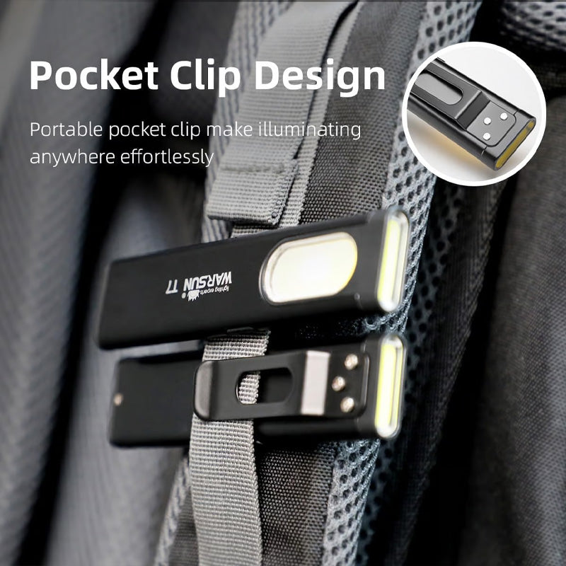 LED-lommelykt med flere modi