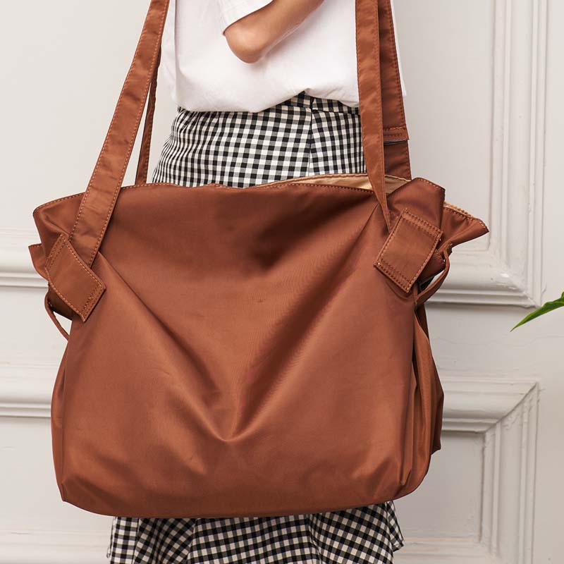 Oppbevaringsveske med stor kapasitet, skulder- og skulderveske