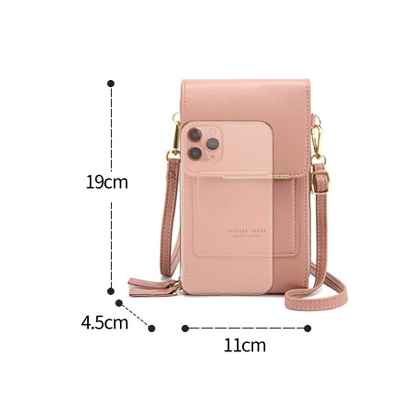 Telefonveske med berøringsskjerm