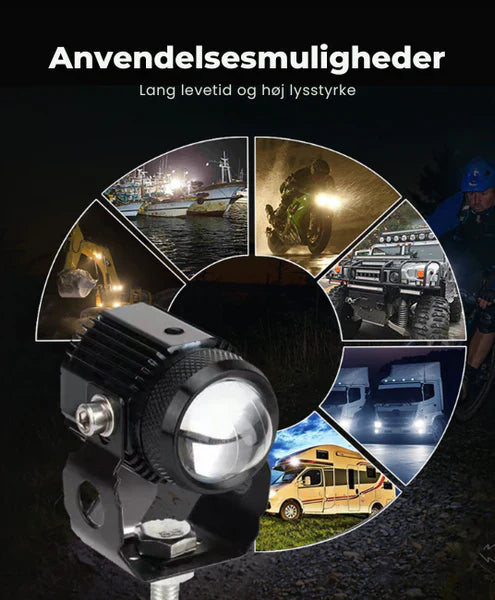 MotoBeam LED-frontlykter