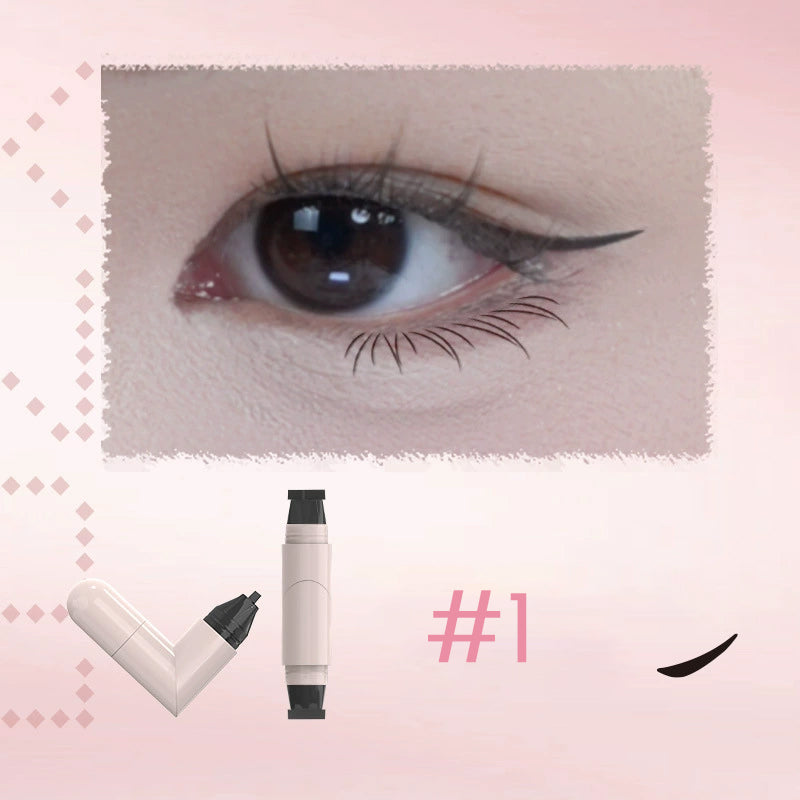 Stempel for eyeliner i ett stykke