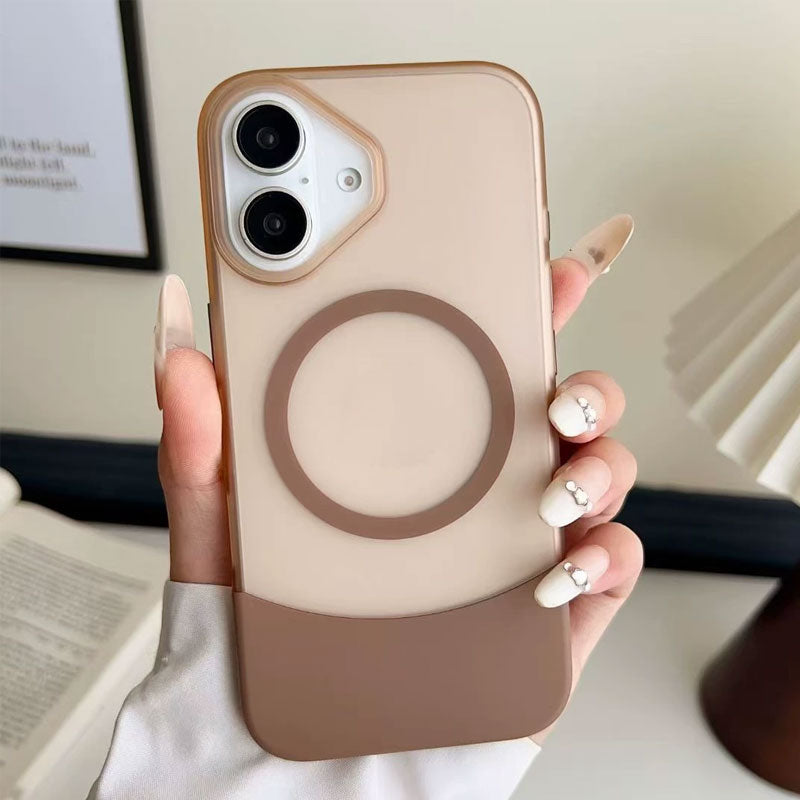 Kreativt etui med frostet kontraststikk