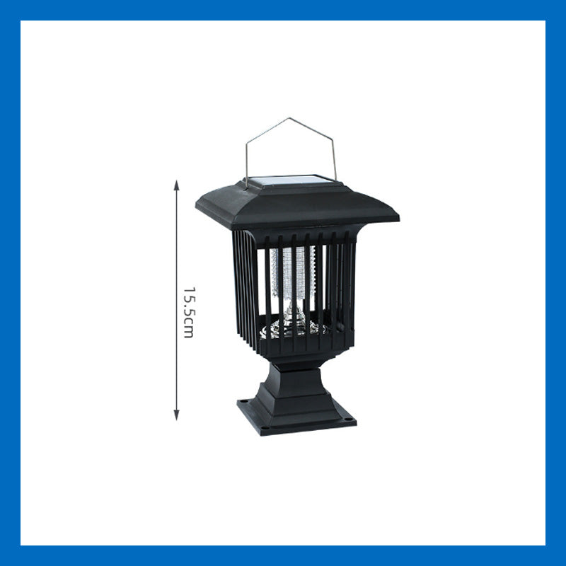 Solcelledrevet myggfanger lampepinne