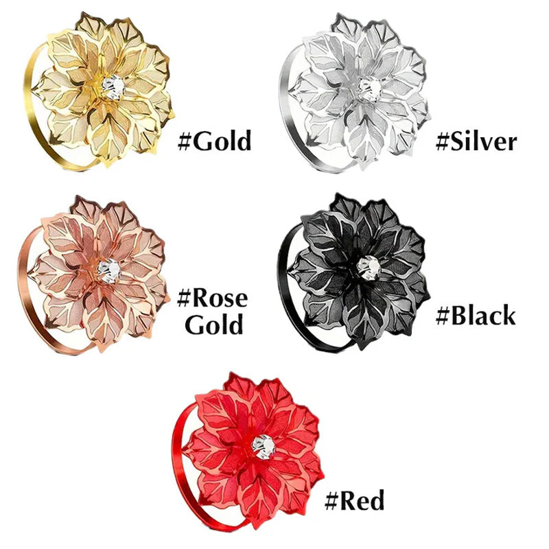 Serviettringer Med Hule Blomster