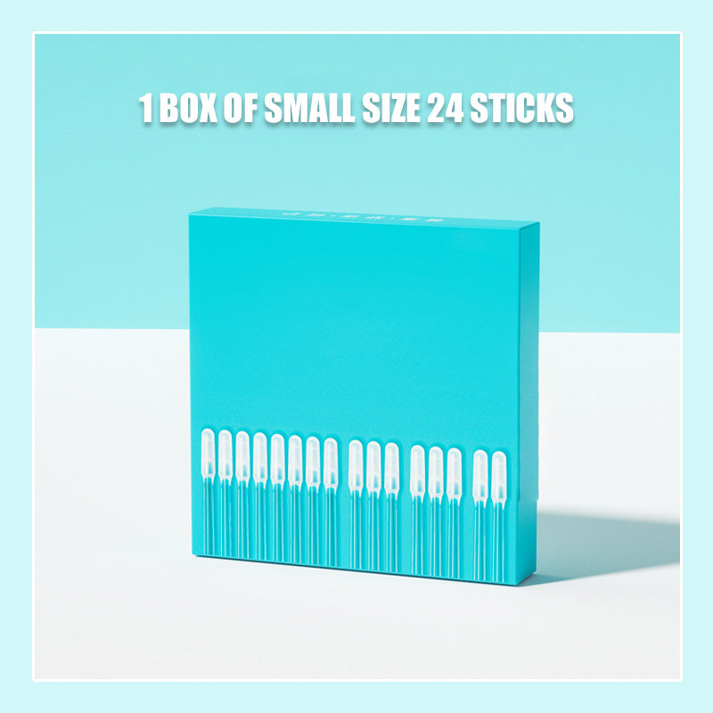 Gjenbrukbare selvklebende vattpinner for fjerning av ørevoks