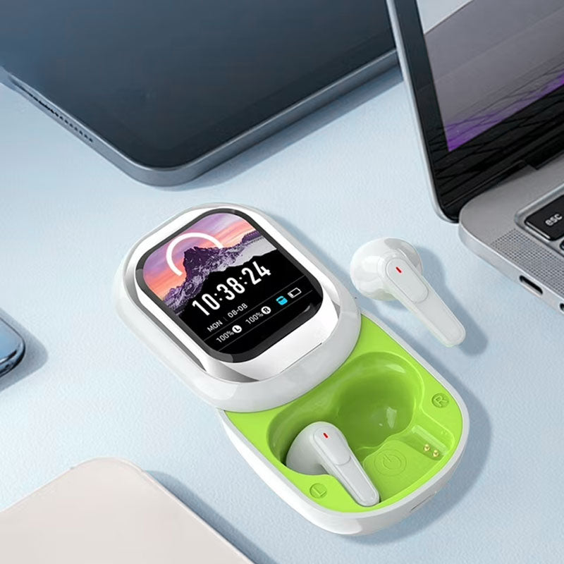 🎧Slide-Touch Bluetooth-hodesett med AI-oversettelse