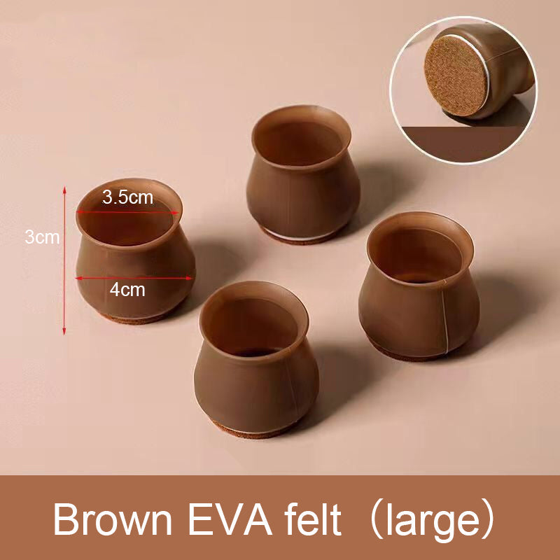 Bordbeinovertrekk i tykk filt og silikon