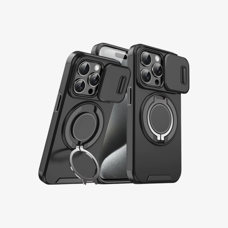 Telefonveske med magnetisk vindusbrakett