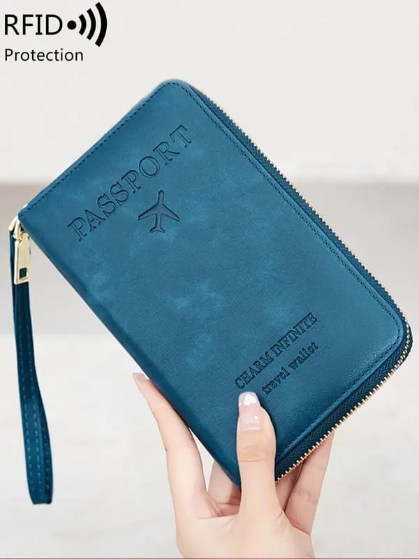 🏆RFID passholder for lommebok/passholder med glidelås