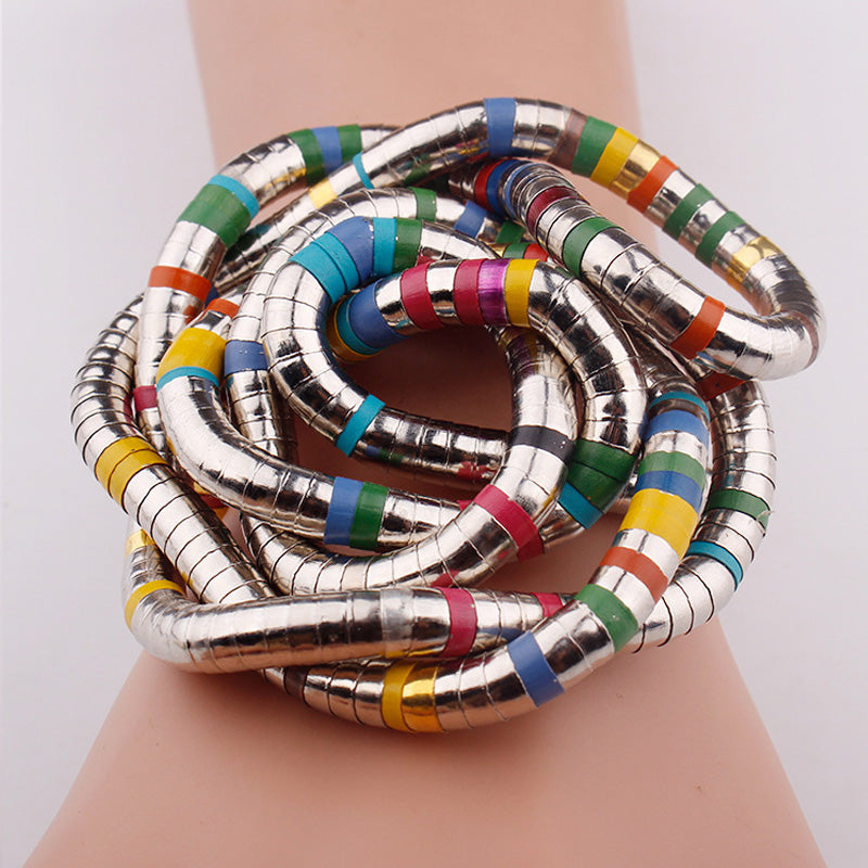 ✨Böjt Snake Chain halskjede✨