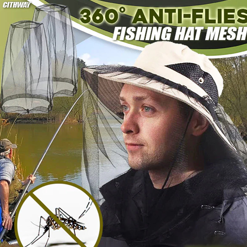 360° Anti-flue Fiskehatt Mesh